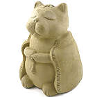 Meditating Buddha Cat Statue