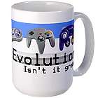 Evolution of Video Game Contollers Coffee Mug