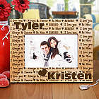 Engraved I Love You Wooden Picture Frame