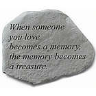 When Someone You Love Becomes A Memory Memorial Stone