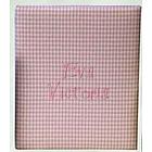 Gingham Check Personalized Baby Scrapbook