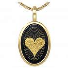 I Love You in 120 Languages Onyx 14K Gold Necklace