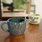 Big Cup of Crazy Handmade Pottery Mug