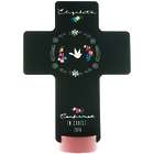 Personalized Boho Floral Confirmation Standing Cross