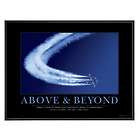 Above & Beyond Jets Mini Motivational Poster