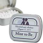 Mint to Be Personalized Wedding Favors Mint Tins