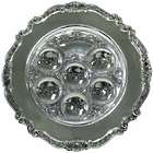 12" Silver Plated Traditional Passover Seder Plate