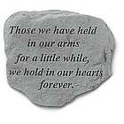 Memorial Stone Those We Have Held In Our Arms