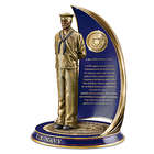Navy Spirit Cold Cast Bronze Sailor Sculpture with Sailor's Creed