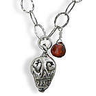 Day of the Dead Silver-Plated Necklace
