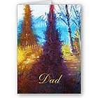 Personalized Mountain View Dad Card