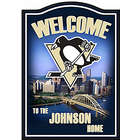 Pittsburgh Penguins Personalized Welcome Sign