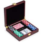 Poker Set in Wood Box