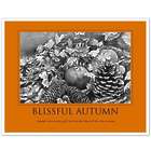 Personalized Blissful Autumn Pencil Sketch 8x10 Print