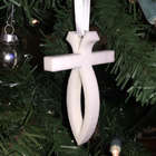 Fish Cross Christmas Ornament