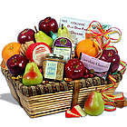 Sympathy Fruit and Snacks Gift Basket
