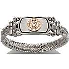 Women's Gold and Stainless Steel US Marines Bracelet
