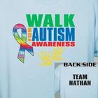 Walk for Autism Awareness Personalized T-Shirt