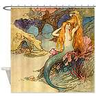 Vintage Mermaid Shower Curtain