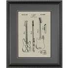 Fender Electric Guitar Patent Art Replica Print