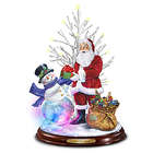 A Very Special Gift Lighted Musical Thomas Kinkade Sculpture