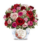 Today, Tomorrow, Always Rose Bouquet in Personalized Vase