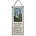 And They Lived Happily Ever After Ceramic Plaque