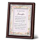 My Special Friend Personalized Poem In Mahogany-Finished Frame