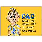 Roll Model Father's Day Card