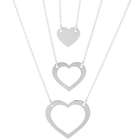 Generations Engraveable Triple Heart Necklace