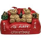 Personalized First Christmas Together Loveseat
