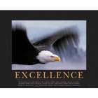 Excellence Eagle Motivational Poster