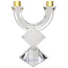 Baccarat Crystal 2 Branch Candlestick
