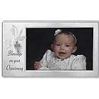 Baby Christening Frame with Cross Dangle
