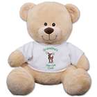 Teddy Bear in Personalized Reindeer T-Shirt