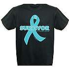 Ovarian Cancer Survivor Ribbon T-Shirt