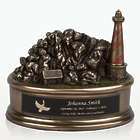 Engravable Small Lighthouse Cremation Urn