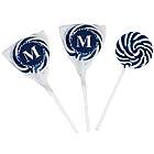 Personalized Blueberry Swirl Lollipops