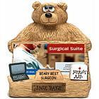 Personalized Bear Business Card Holder for Surgeon