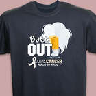 'Butt Out' Lung Cancer Awareness T-Shirt