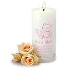 Personalized It's a Girl Candle
