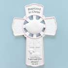 Girl's Pink Trim Baptized in Christ Wall Cross
