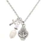 Dove and Pearl Confirmation Necklace