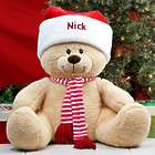 Large Personalized Holiday Sherman Teddy Bear