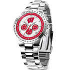 Commemorative Wisconsin Badgers Stainless Steel Chronograph Watch