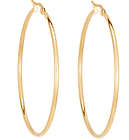 2" Gold-Plated Stainless Steel Hoop Earrings