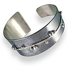 Journey Sterling Silver Tapered Cuff Bracelet