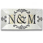 Personalized Initials Wedding or Anniversary Platter