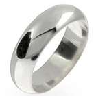 Classic 6mm Sterling Silver Wedding Band