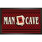 Man Cave Doormat with Playing Cards